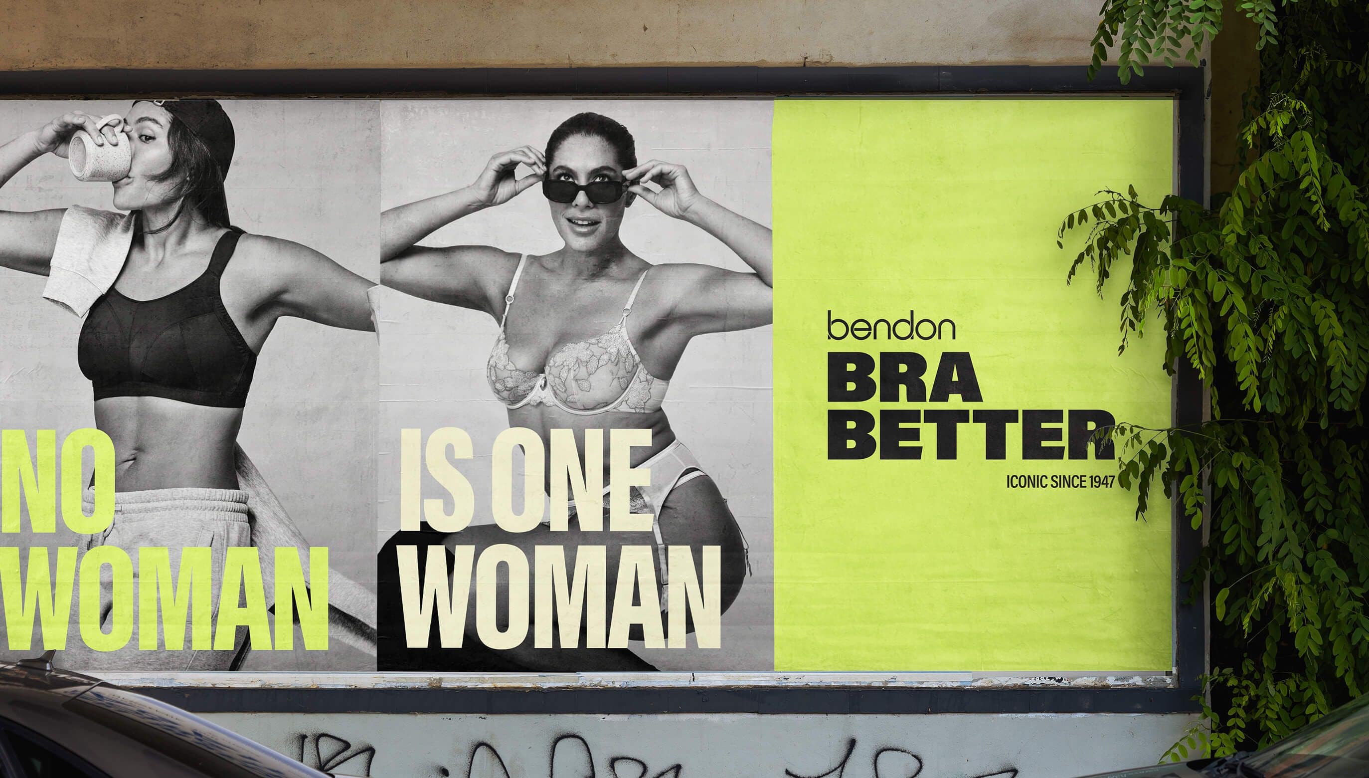 No Woman Is One Woman posters in public space